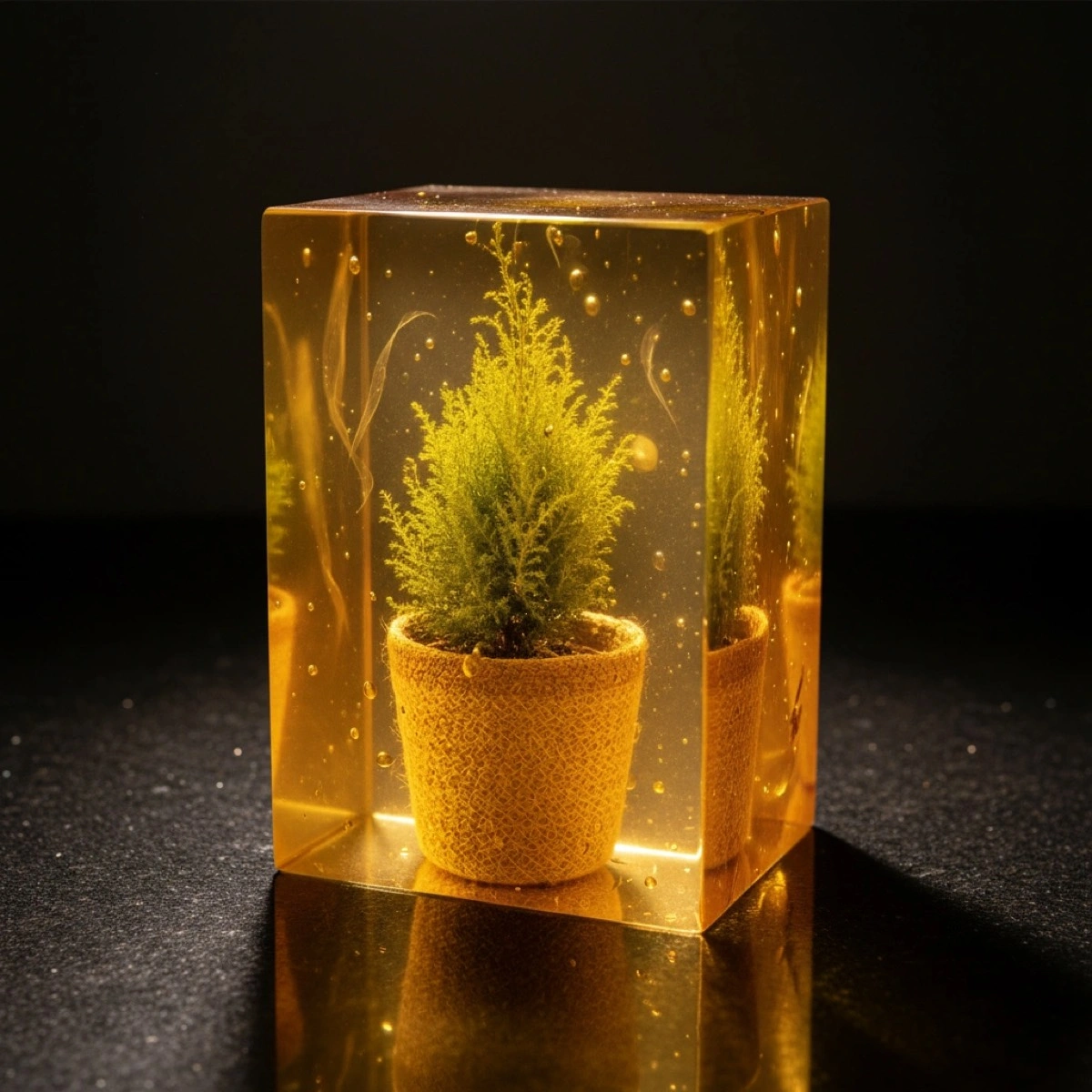 Bursztynowa żywica - przykład 3