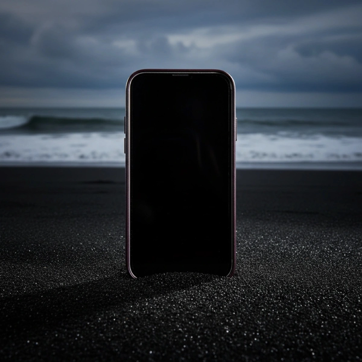 Czarny piasek wulkaniczny - przykład 3