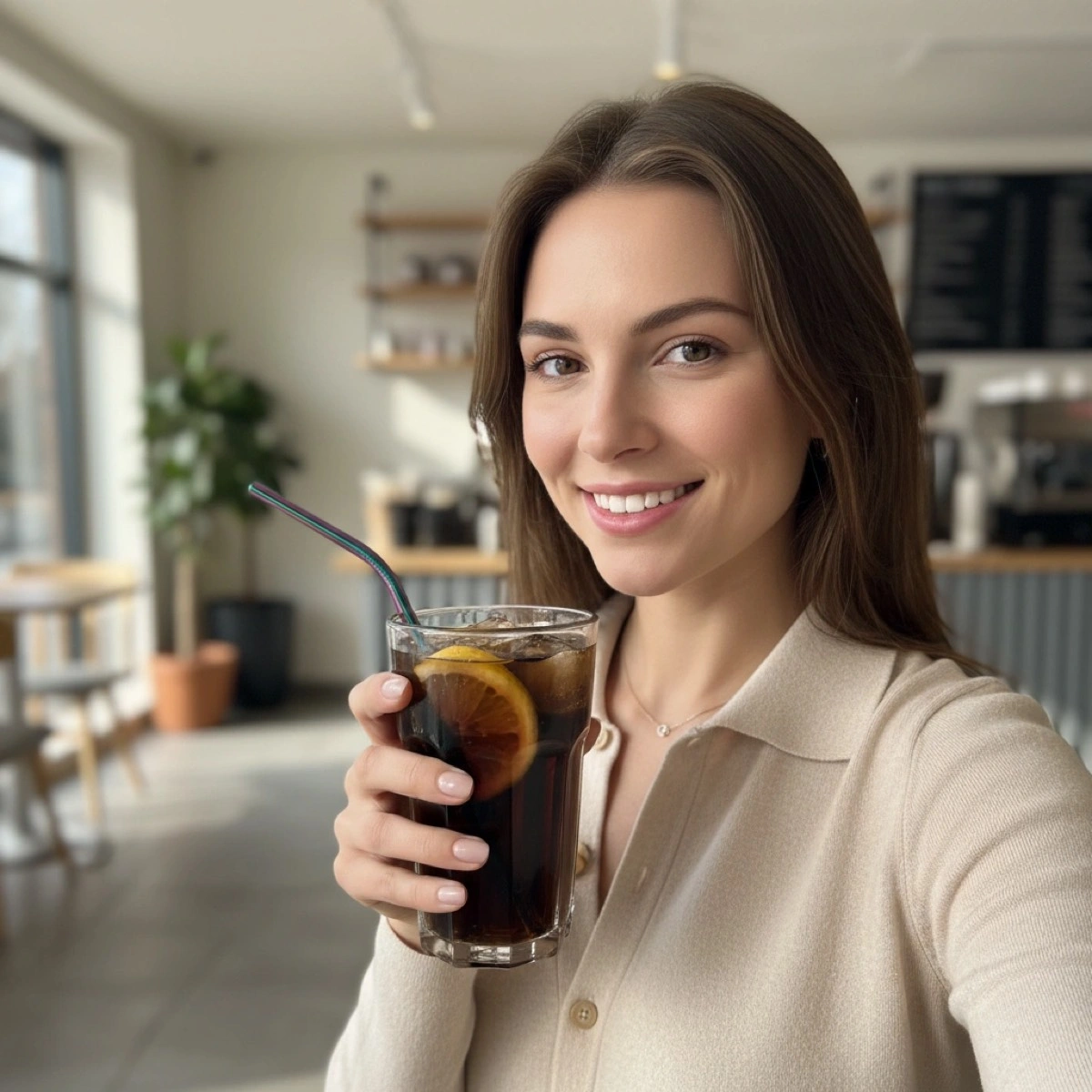 Selfie z produktem - przykład 2