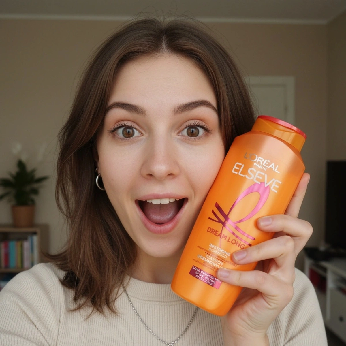 Selfie - zaskoczona - przykład 3