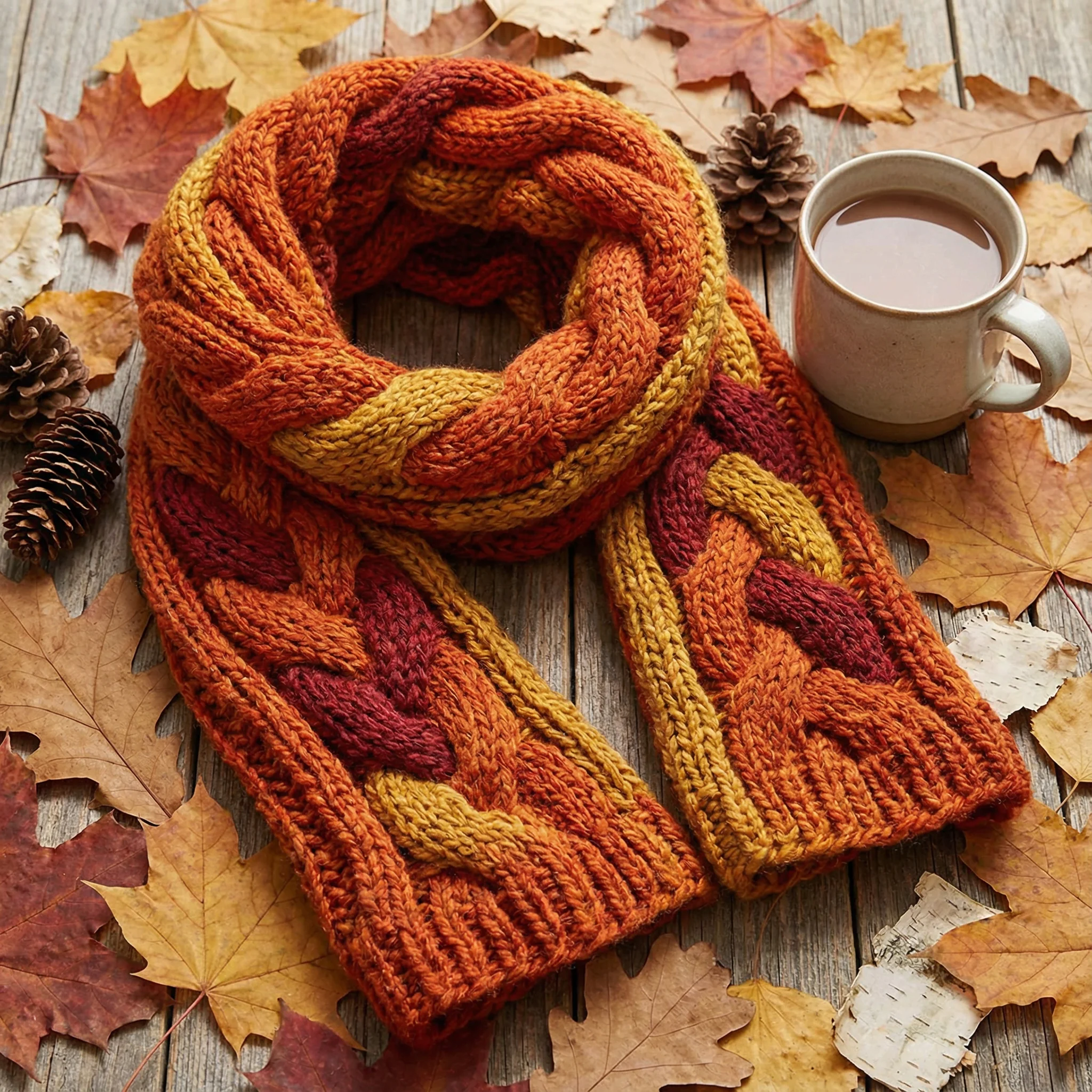 Jesienne liście - przykład 2