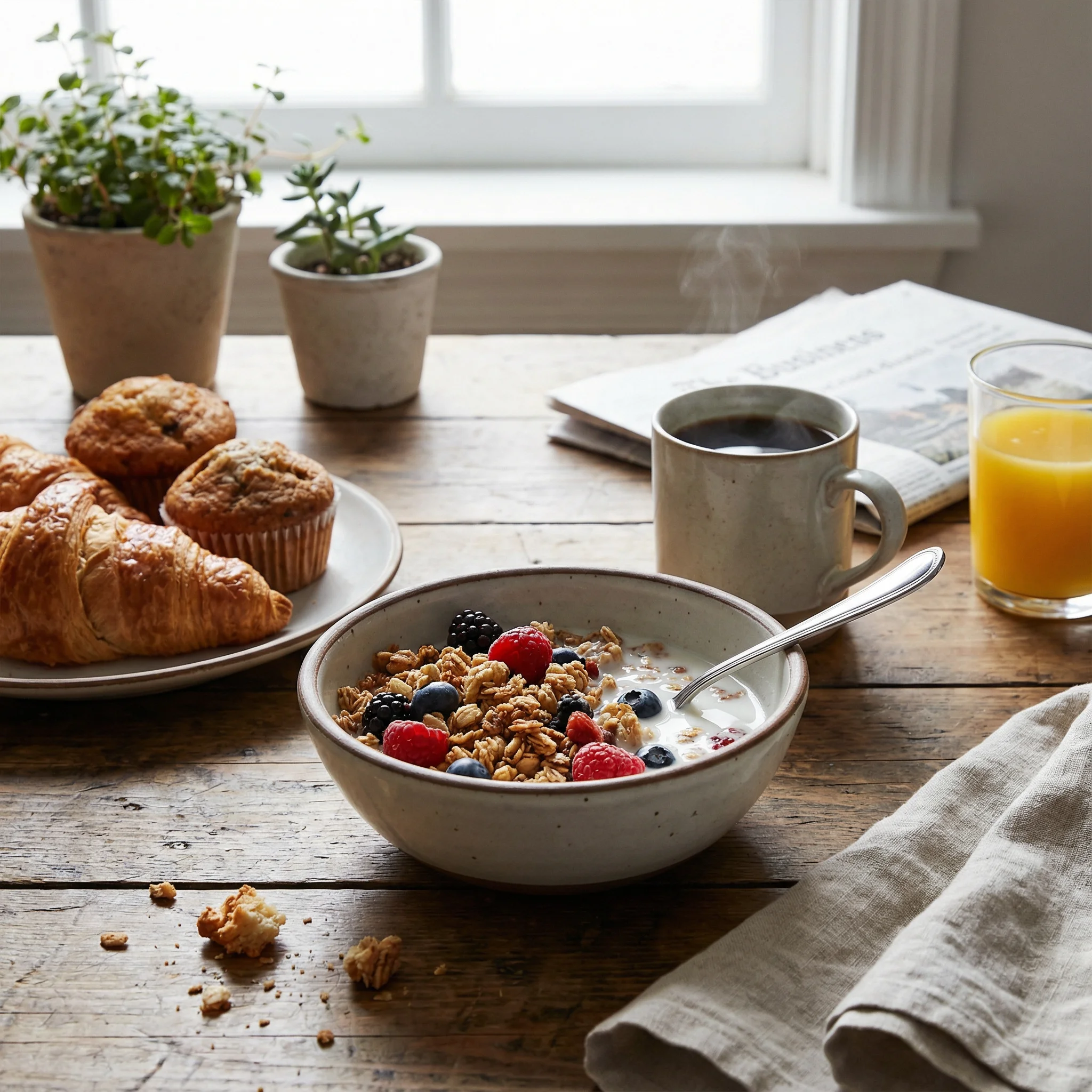 Poranny stół - przykład 3