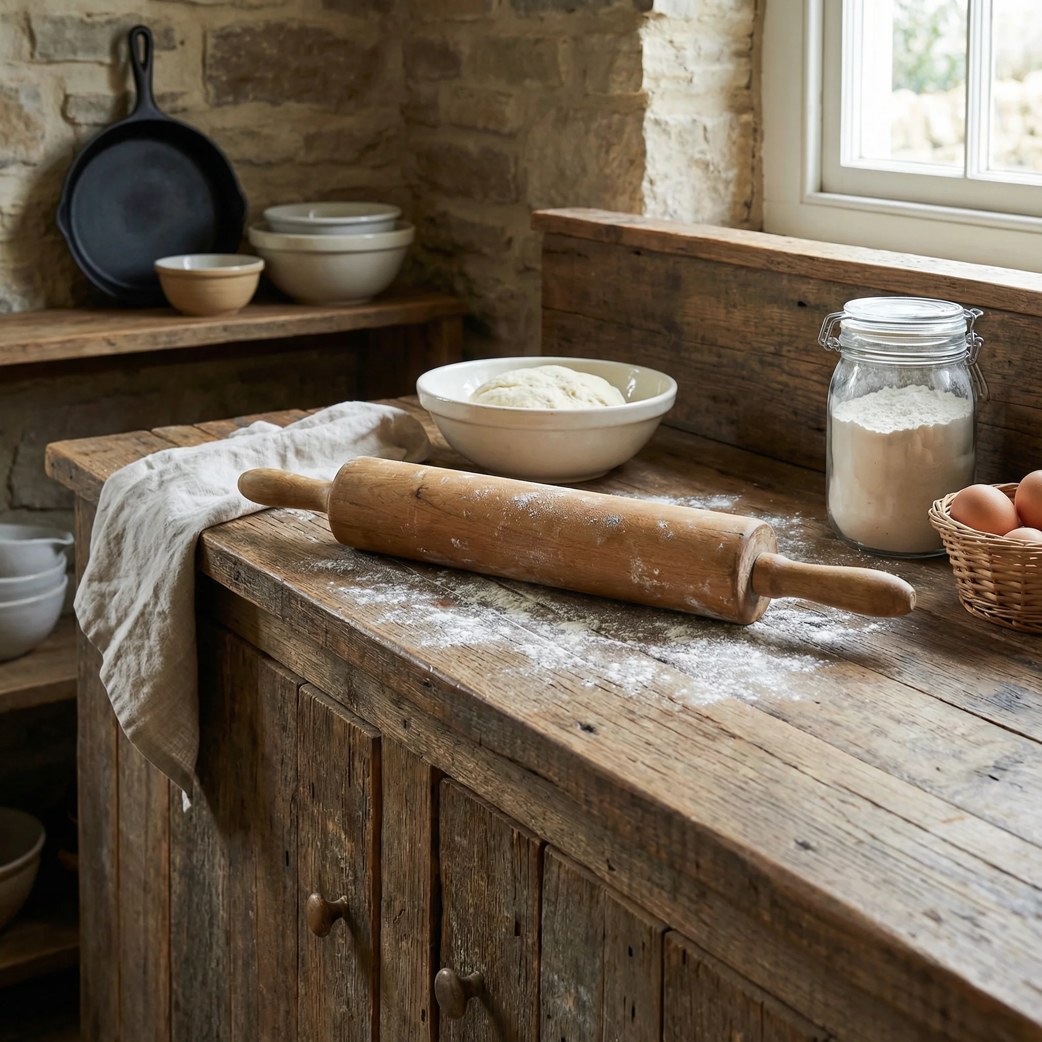 Rustykalna kuchnia - przykład 2