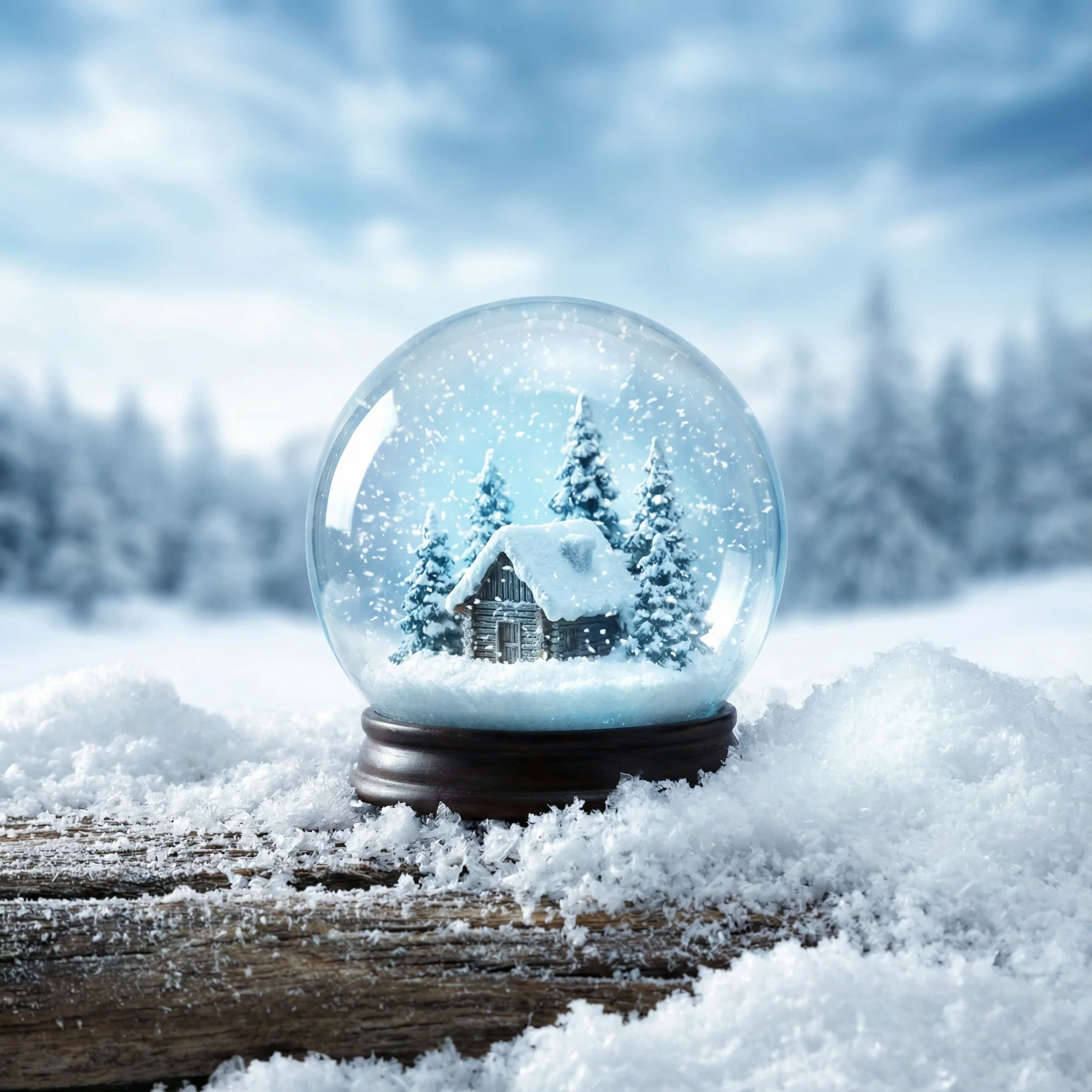 Zimowy śnieg - przykład 3