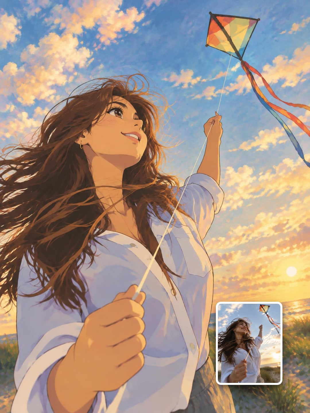 Prompt w stylu Ghibli do zdjęć — przykładowy efekt promptu (1)