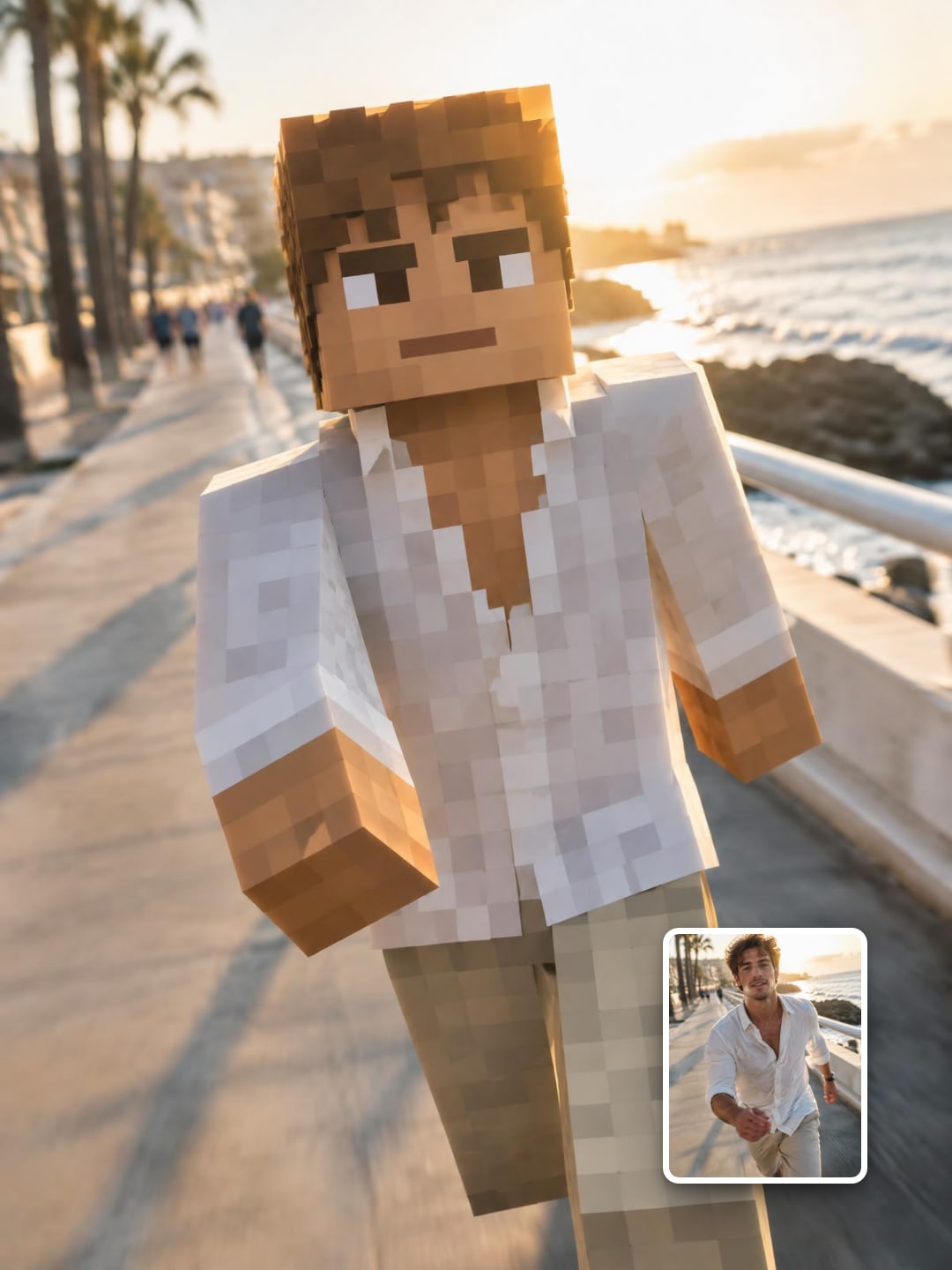 Prompt w stylu Minecraft do zdjęć — przykładowy efekt promptu (4)