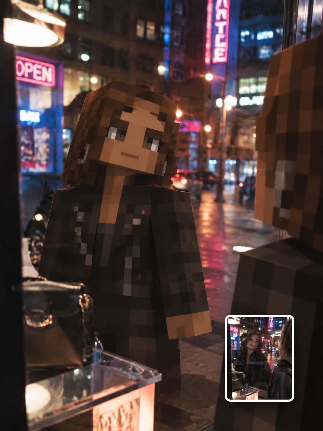 Prompt w stylu Minecraft do zdjęć — przykładowy efekt promptu (5)
