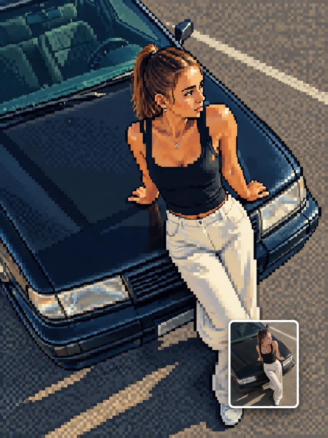 Pixel art — przykładowy efekt promptu (1)