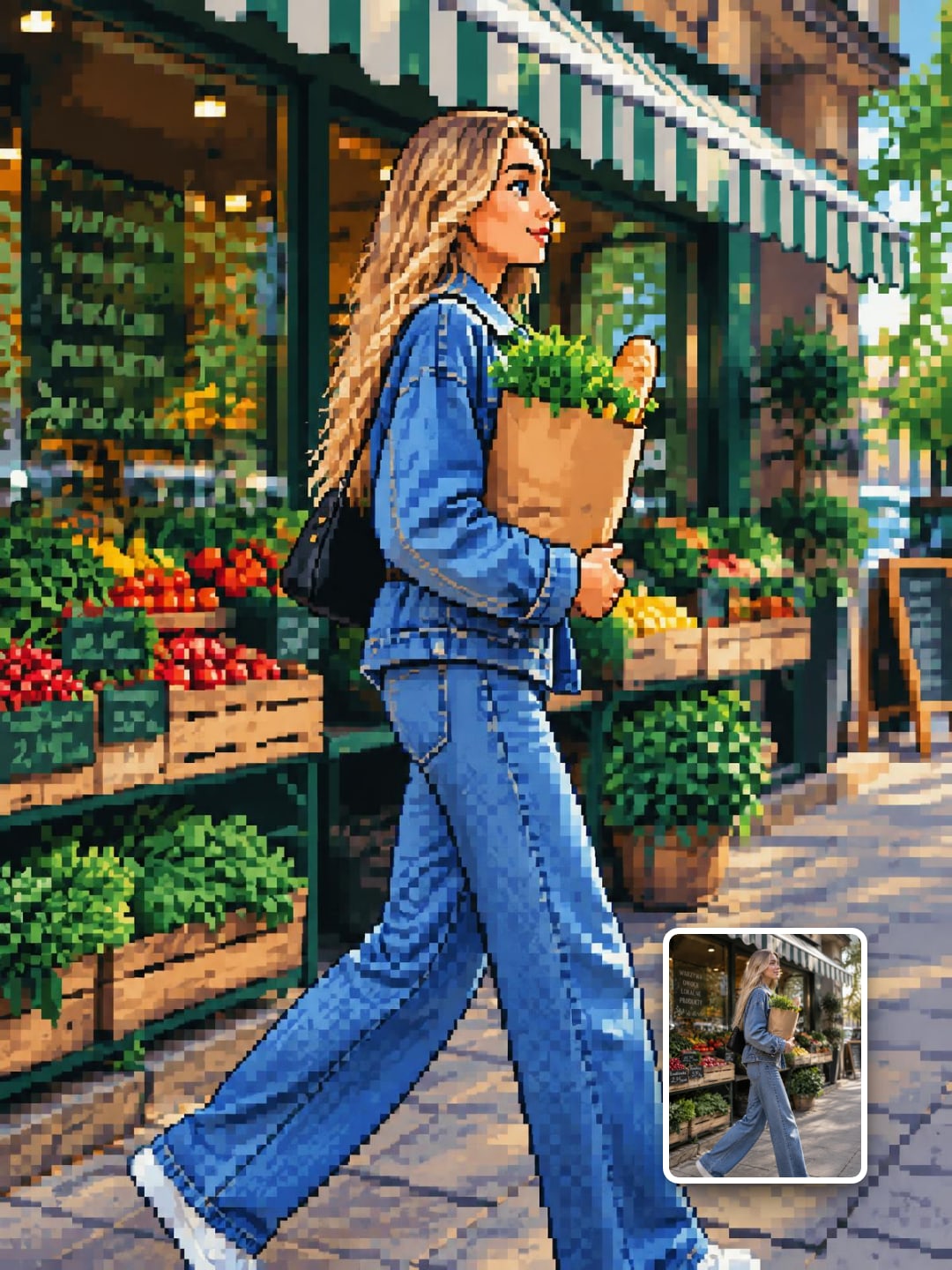 Pixel art — przykładowy efekt promptu (2)
