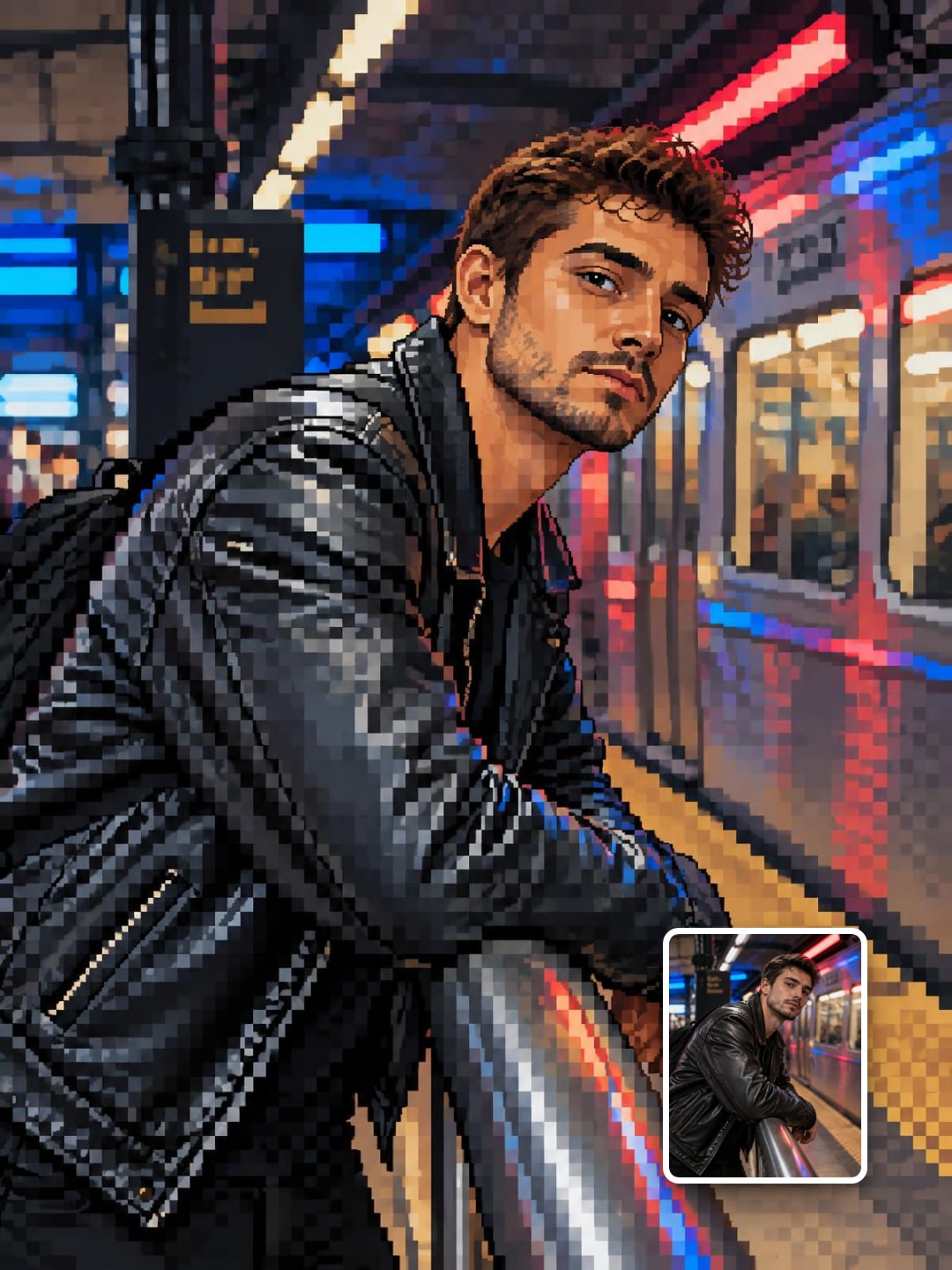 Pixel art — przykładowy efekt promptu (4)