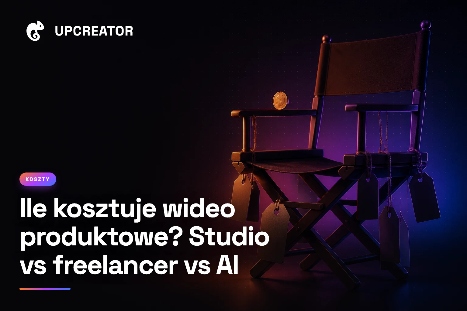 Ile kosztuje wideo produktowe? Studio vs freelancer vs AI — okładka wpisu