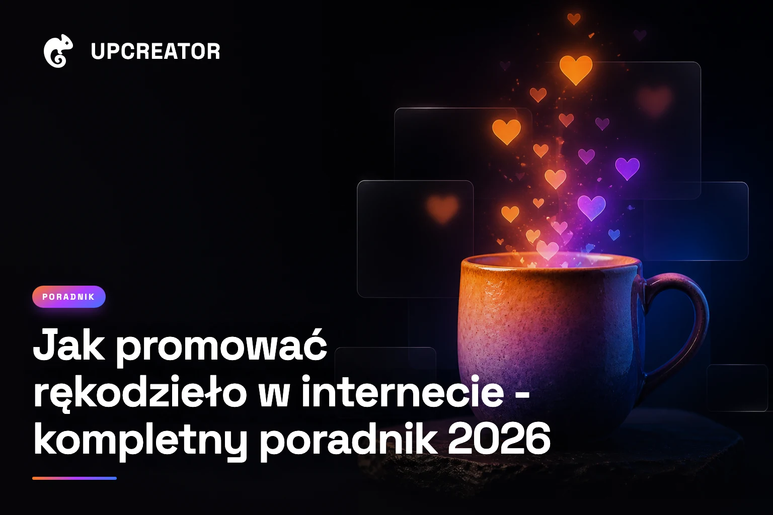 Jak promować rękodzieło w internecie - kompletny poradnik 2026 — okładka wpisu